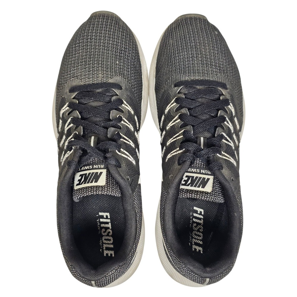 Nike Run Swift Athletic Running Shoes‎ Sneakers Womens Size 8.5 Black / White - Picture 6 of 12